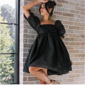 Elegant Black Kids Dress